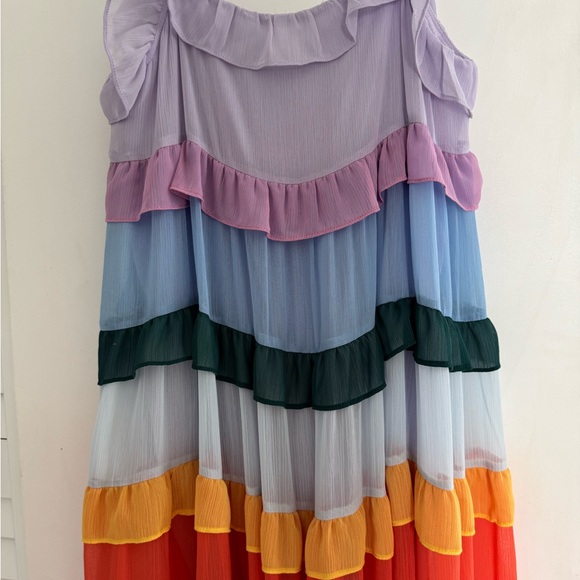 Storia Multicolor Ruffle Dress - Picture 7 of 8